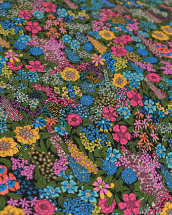 Tissu Liberty Fabrics@ Viscose Ecovero Bickington Ciara Vert - Mercerine