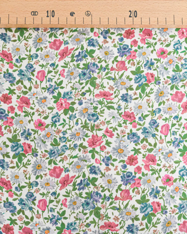 Tissu Liberty Fabrics@ Viscose Ecovero Oakshott Rosy Pop Rose - Mercerine
