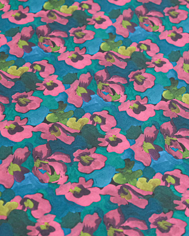 Tissu Liberty Fabrics@ Viscose Ecovero Oakshott Jemma Rose - Mercerine