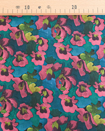 Tissu Liberty Fabrics@ Viscose Ecovero Oakshott Jemma Rose - Mercerine