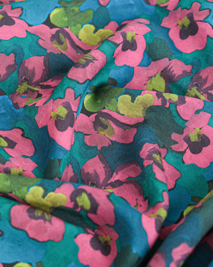 Tissu Liberty Fabrics@ Viscose Ecovero Oakshott Jemma Rose