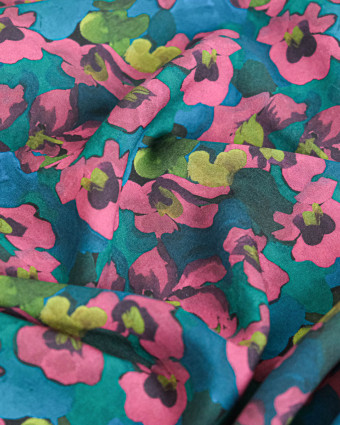 Tissu Liberty Fabrics@ Viscose Ecovero Oakshott Jemma Rose