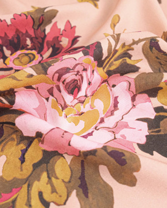 Tissu Liberty Fabrics@ Viscose  Weymouth Stately Kristina Rose - Mercerine