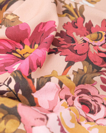 Tissu Liberty Fabrics@ Viscose  Weymouth Stately Kristina Rose - Mercerine