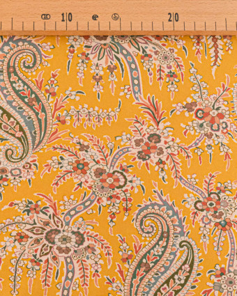 Tissu Liberty Fabrics@ Viscose Weymouth Paisley Tree Ocre - Mercerine