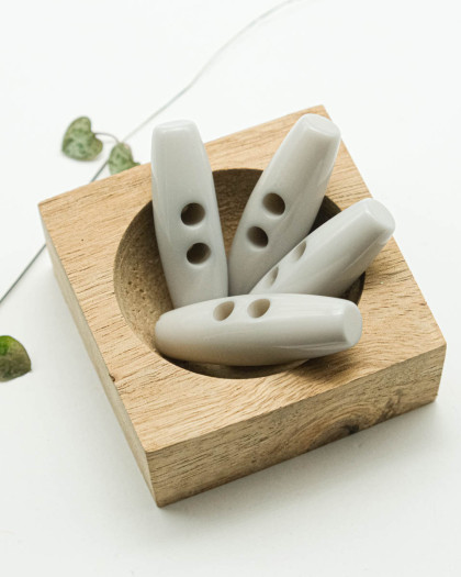 Bouton Buchette Gris