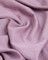 Tissu Crêpe Satiné Uni Mauve