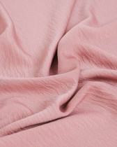 Tissu Crêpe Satiné Uni Rose