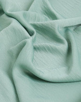 Tissu Crêpe Satiné Uni Vert Clair