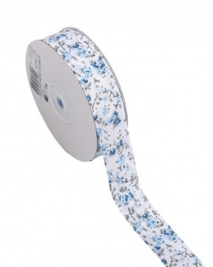 Biais Motif Fleurs Romantique