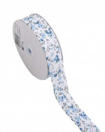 Biais Motif Fleurs Romantique