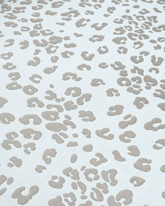Tissu Jacquard Léopard Lin - Mercerine