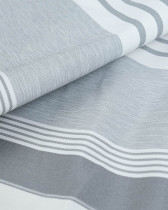 Toile transat anti UV Rayée Gris