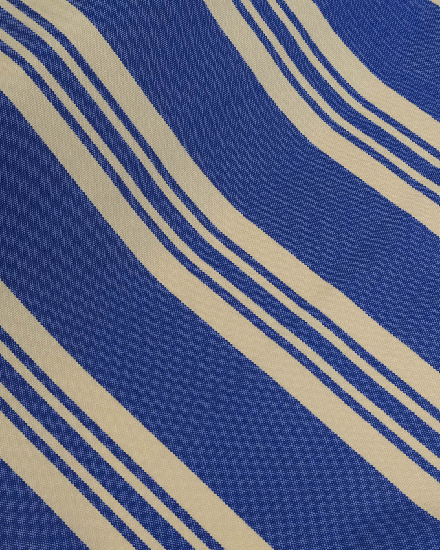 Toile transat anti UV Rayé Bleu Roi - Chilienne - Mercerine