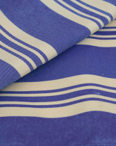 Toile transat anti UV Rayée Bleu