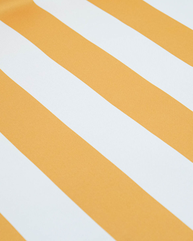 Tissu Extérieur Rayures Anti UV Jaune - Mercerine