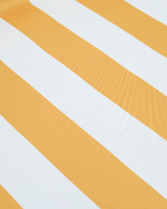 Tissu Extérieur Rayures Anti UV Jaune - Mercerine