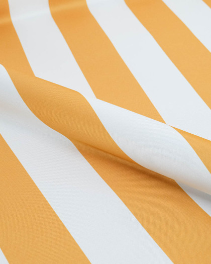Tissu Extérieur Rayures Anti UV Jaune