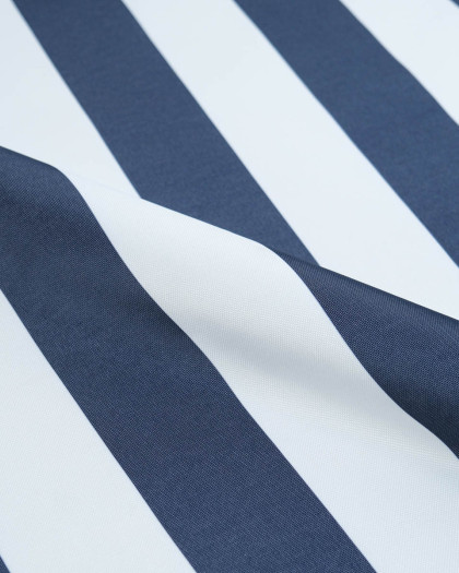 Tissu Extérieur Rayures Anti UV Navy