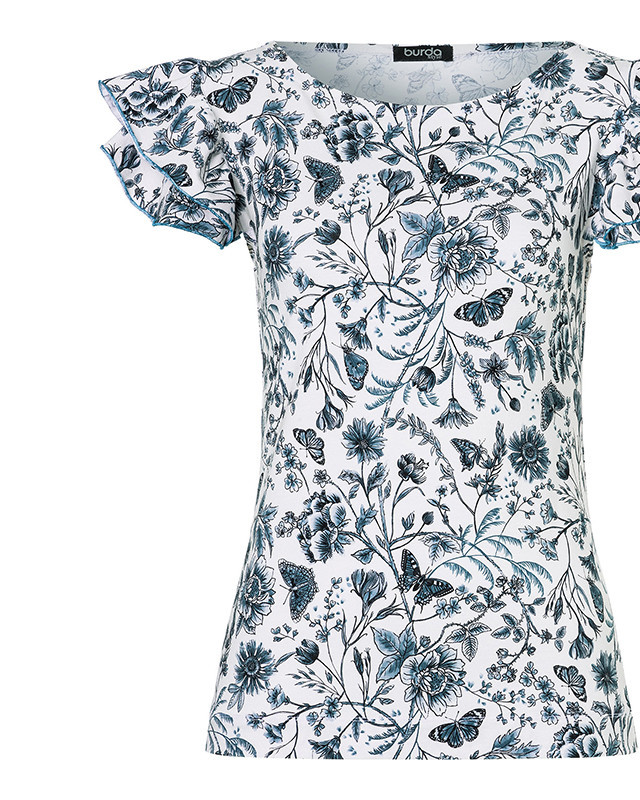 Patron Top Burda 5629 - Mercerine