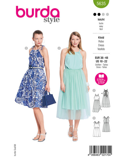 Patron Robe Burda 5635 - Mercerine