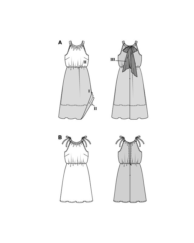 Patron Robe Burda 5635 - Mercerine
