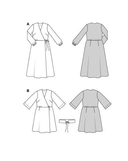 Patron Robe Burda 5637 - Mercerine