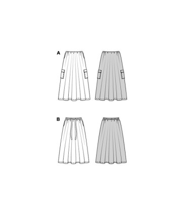 Patron Jupe Burda 5643 - Mercerine