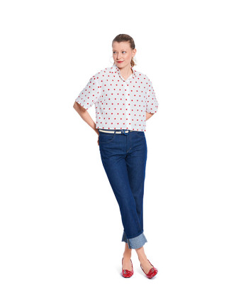 Patron Robe et chemisier Burda 5644 - Mercerine