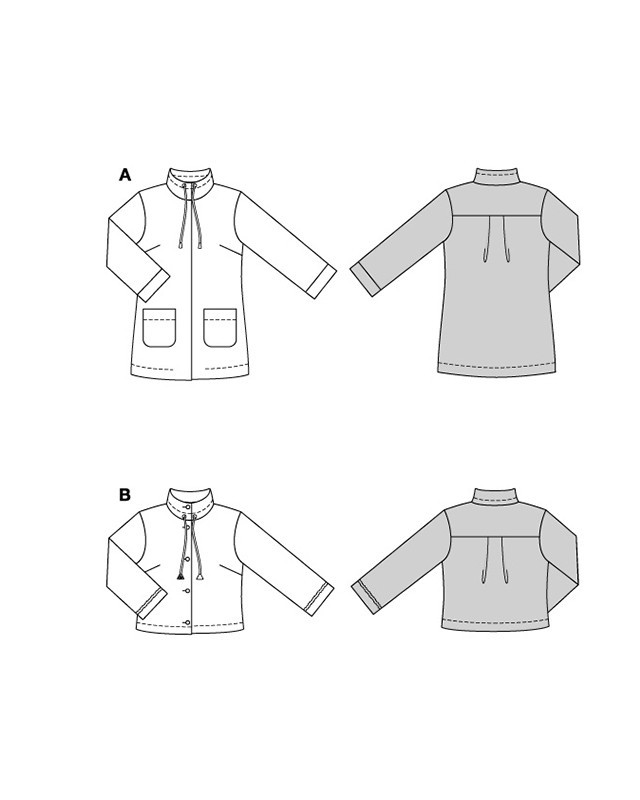 Patron Parka Burda 5656 - Mercerine