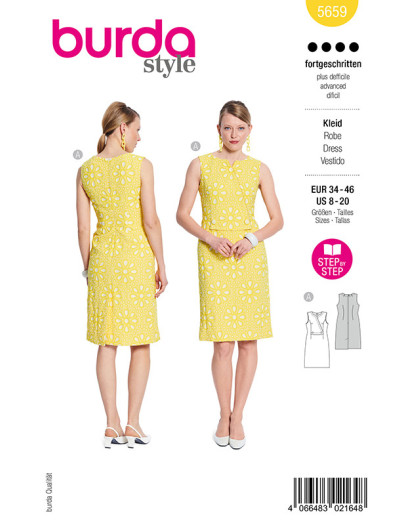 Patron Robe Burda 5659 - Mercerine