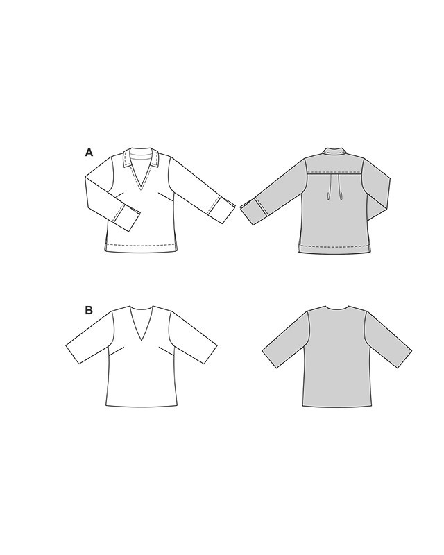 Patron Chemisier Burda 5665 - Mercerine