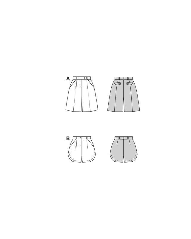 Patron Short Burda 5672 - Mercerine