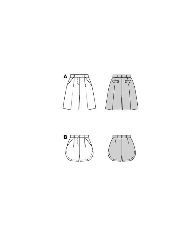 Patron Short Burda 5672 - Mercerine