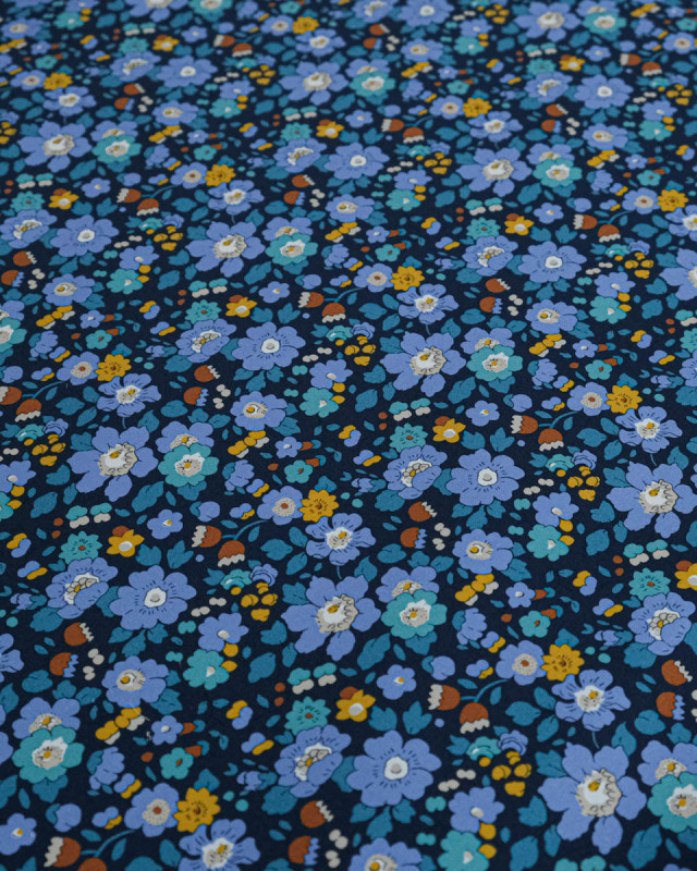 Tissu Liberty Fabrics@ Gabardine Betsy Meadow - Mercerine