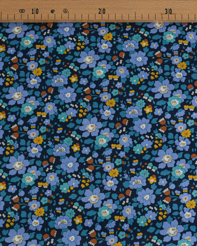 Tissu Liberty Fabrics@ Gabardine Betsy Meadow - Mercerine