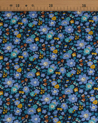 Tissu Liberty Fabrics@ Gabardine Betsy Meadow - Mercerine