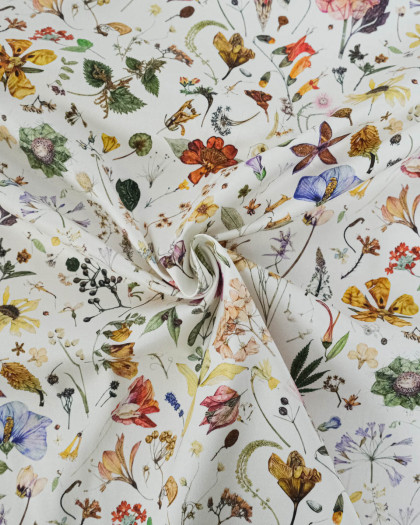 Tissu Liberty Fabrics@ Gabardine Floral Eve