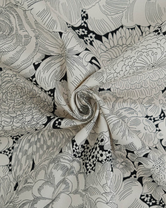 Tissu Liberty Fabrics@ Gabardine English Bloom - Mercerine