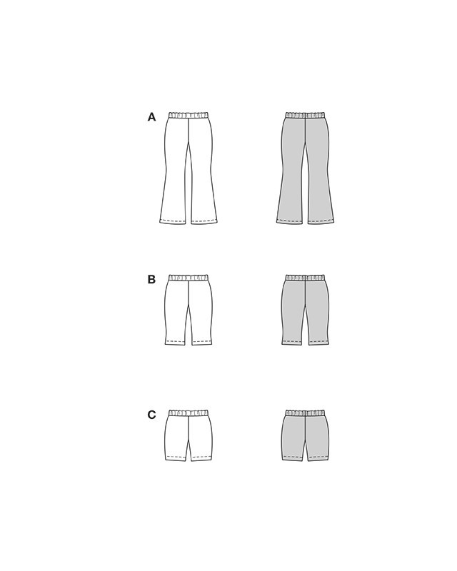 Patron Leggings Burda 9196 - Mercerine