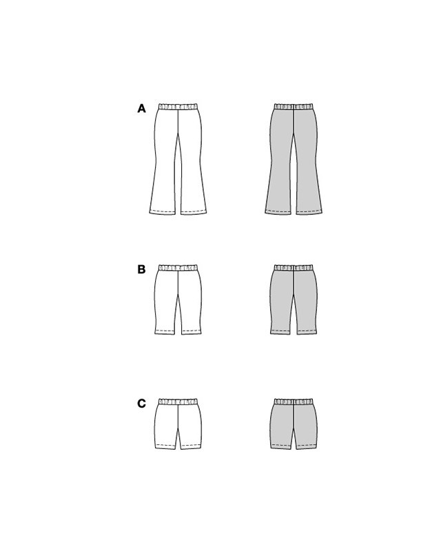 Patron Leggings Burda 9196 - Mercerine