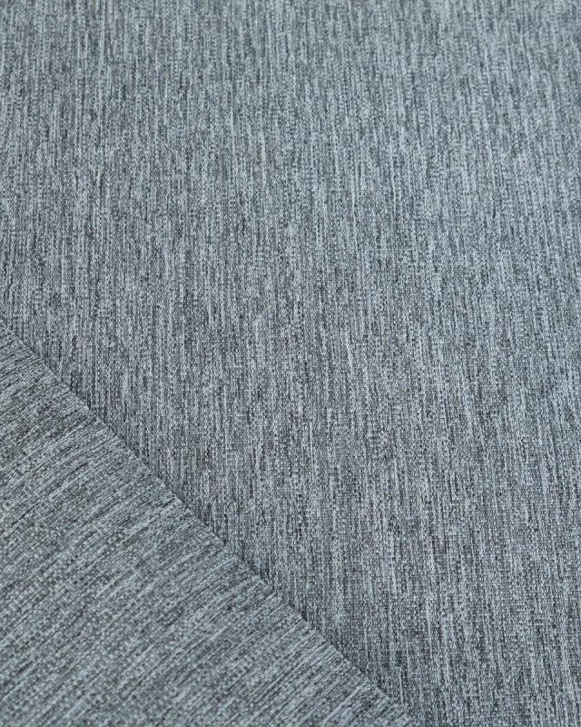 Tissu Extérieur Polyskin Uni Gris Chiné - Mercerine