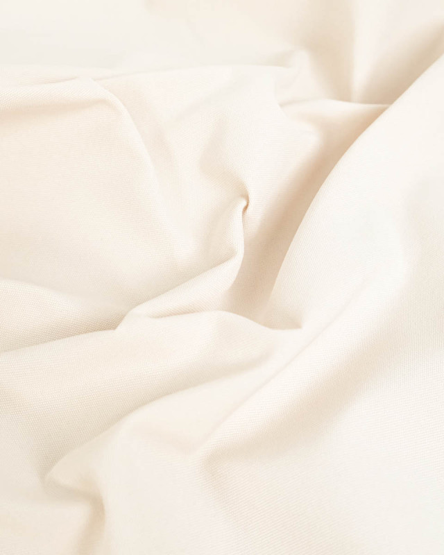 Tissu Extérieur Polyskin Uni Ecru - Mercerine