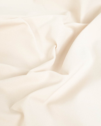 Tissu Extérieur Polyskin Uni Ecru - Mercerine