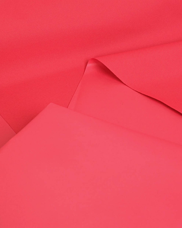 Toile Etanche Oxford Uni Rouge - Mercerine