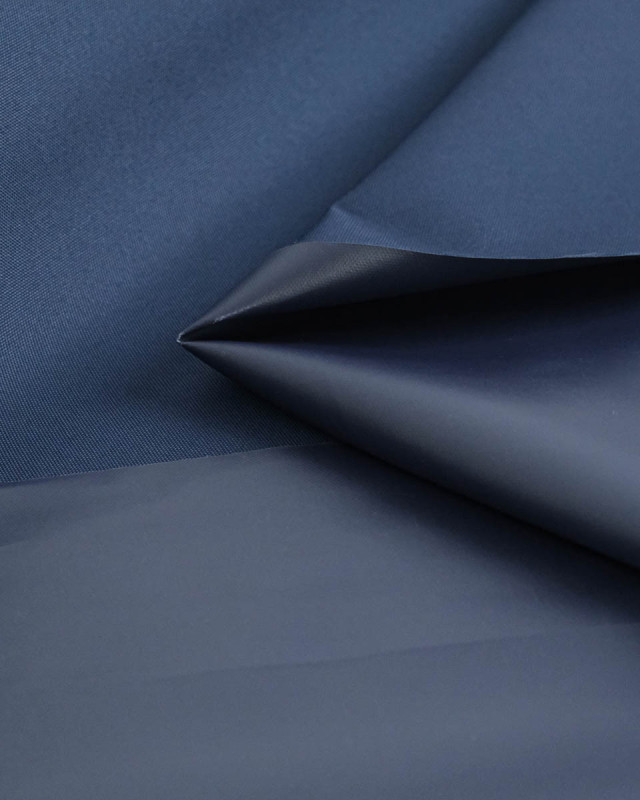 Toile Etanche Oxford Uni Bleu Marine - Mercerine