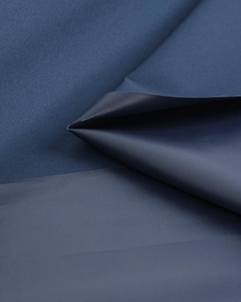 Toile Etanche Oxford Uni Bleu Marine - Mercerine