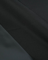 Toile Etanche Oxford Uni Noir