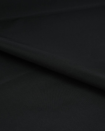 Toile Etanche Oxford Uni Noir - Mercerine