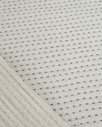 Tissu Jacquard Tissé Matelassé Lin - Mercerine
